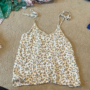 Floral abercrombie tank